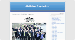 Desktop Screenshot of abildsobygdekor.no